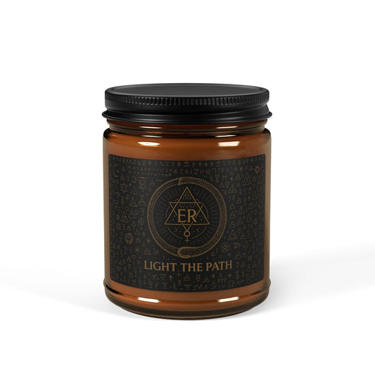 Esoteric Royalty™ – Light the Path Candle Infused with Ancient Symbols & Sacred Energy