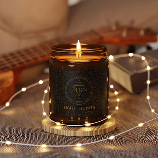 Esoteric Royalty™ – Light the Path Candle Infused with Ancient Symbols & Sacred Energy